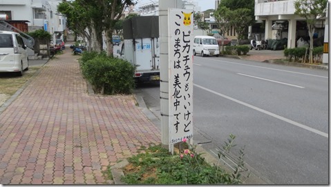 IMG_0445看板ピカチュウ