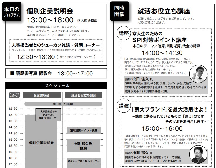 京都大学
SPI対策予備校
アフロ松田こと松田佳久