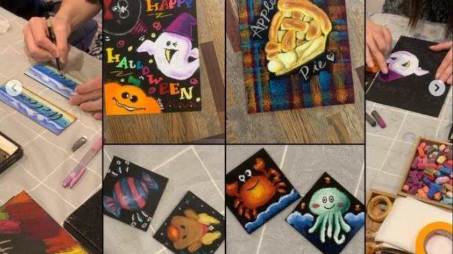 綾小路 チョークアート 京都 ギャラリー